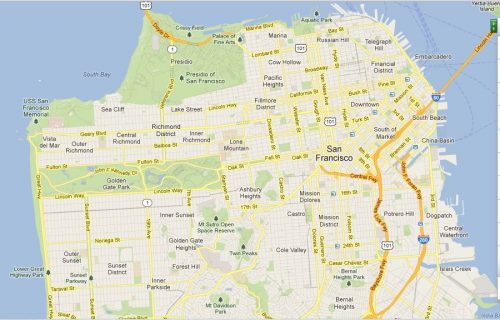 San Francisco Google Maps Cvln Rp