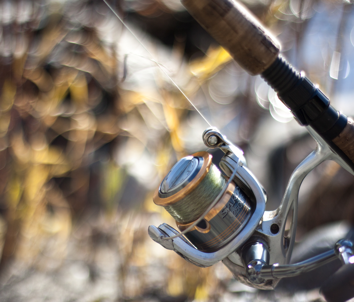 fishing reel, klamath river, marble mountain wilderness, klamath national forest, siskiyou county, California