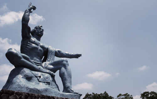 Peace Statue, Nagasaki, Japan