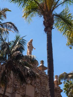 virgin mary statue, balboa park, san diego, california