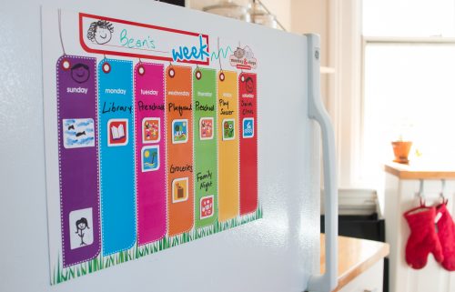 Monkey & Chops Weekly Activity Planner for preschoolers